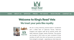 Desktop Screenshot of kingsroadvets.org